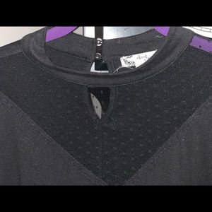 Black long sleeve lace dress